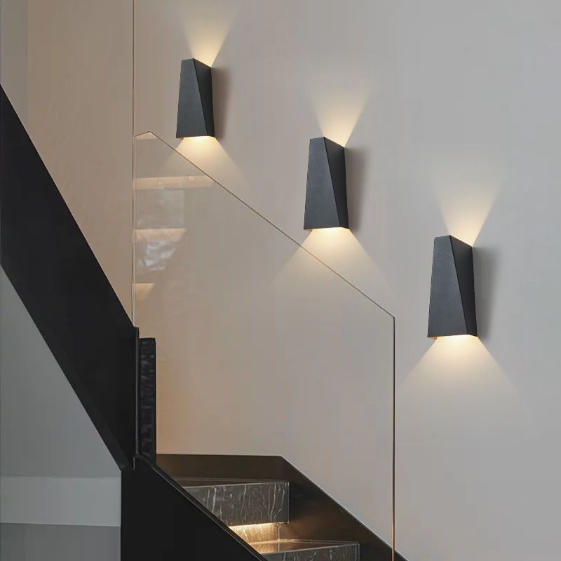 Modern Square 6W 12W LED Indoor Wall Lamp Aluminum Sconce Home Lighting Bedroom Living Room Aisle Decorate Wall Light AC85-265V