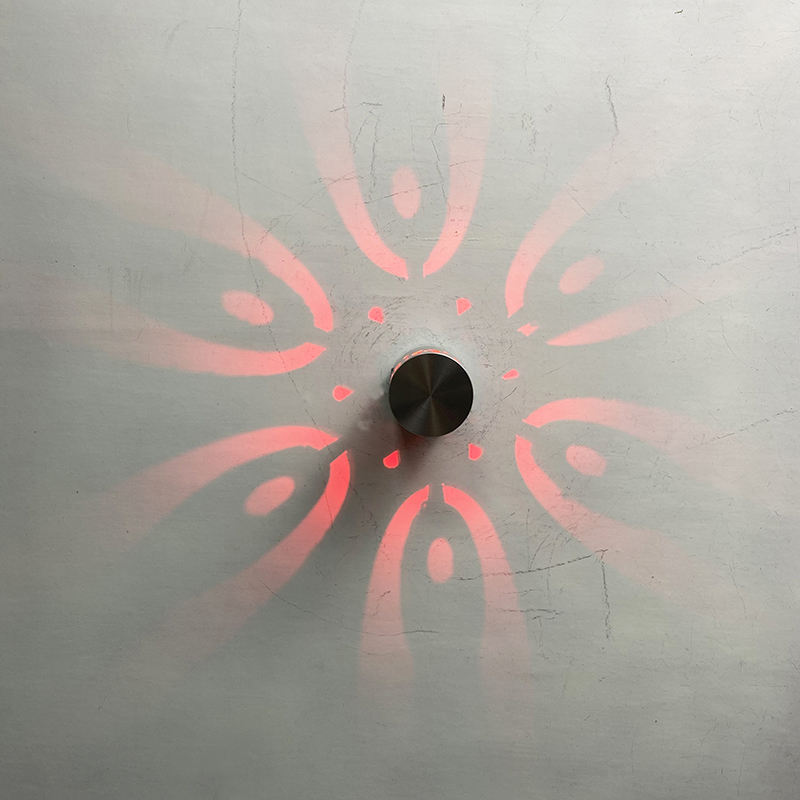 Spiral Wall Light Led Colorful Remote Control For Background Atmosphere Club Bar KTV Theater Reception Villa Decoration