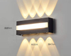 Waterproof Strip Wall Panel Light Highlight Luxury Garden Wall Lights Wall Mount Lighting Aluminum Landscape Garden Outdoor
