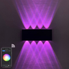 Smart home WiFi APP Controlled 85-265V RGBW IP65 aluminum waterproof led garden lamp smart led outdoor up and down wall light