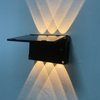 6W Solar Led Light Outdoor Waterproof Solar Hight Lights Wall sconce Smart wall lamp solar wall Outdoor lamp
