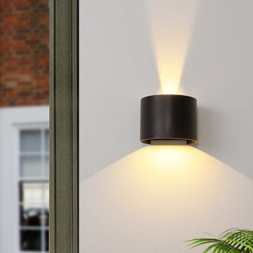 Hagood New Semicircle Waterproof Wall Lamp Led Wall Sconce Outdoor Lighting Waterproof IP65 Adjustable Lighting Angle