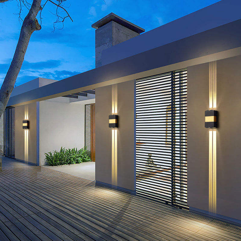 IP65 LED Wall Lamp Outdoor Waterproof Garden Lighting Aluminum AC86-265 Indoor Bedroom Living Room Stairs Hallway Wall Light