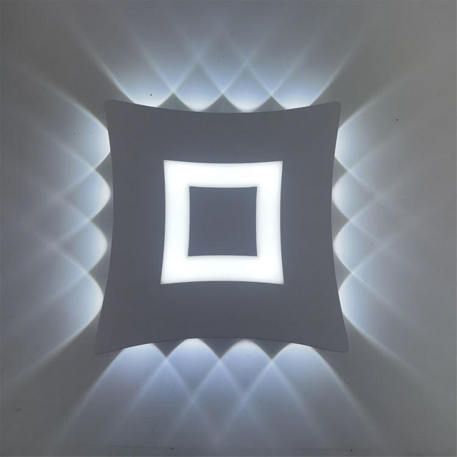 Modern Wall Lamp Cube Led Wall Sconce Lamp Waterproof IP65 Interior Wall Light 110V 220V For Bathroom Outdoor Lighting 4W 6W 8W