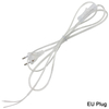 0.75mm 2 line Cable 1.8m On Off Power Cord For LED Lamp with Button switch EU/US Plug Light Switching Transparent