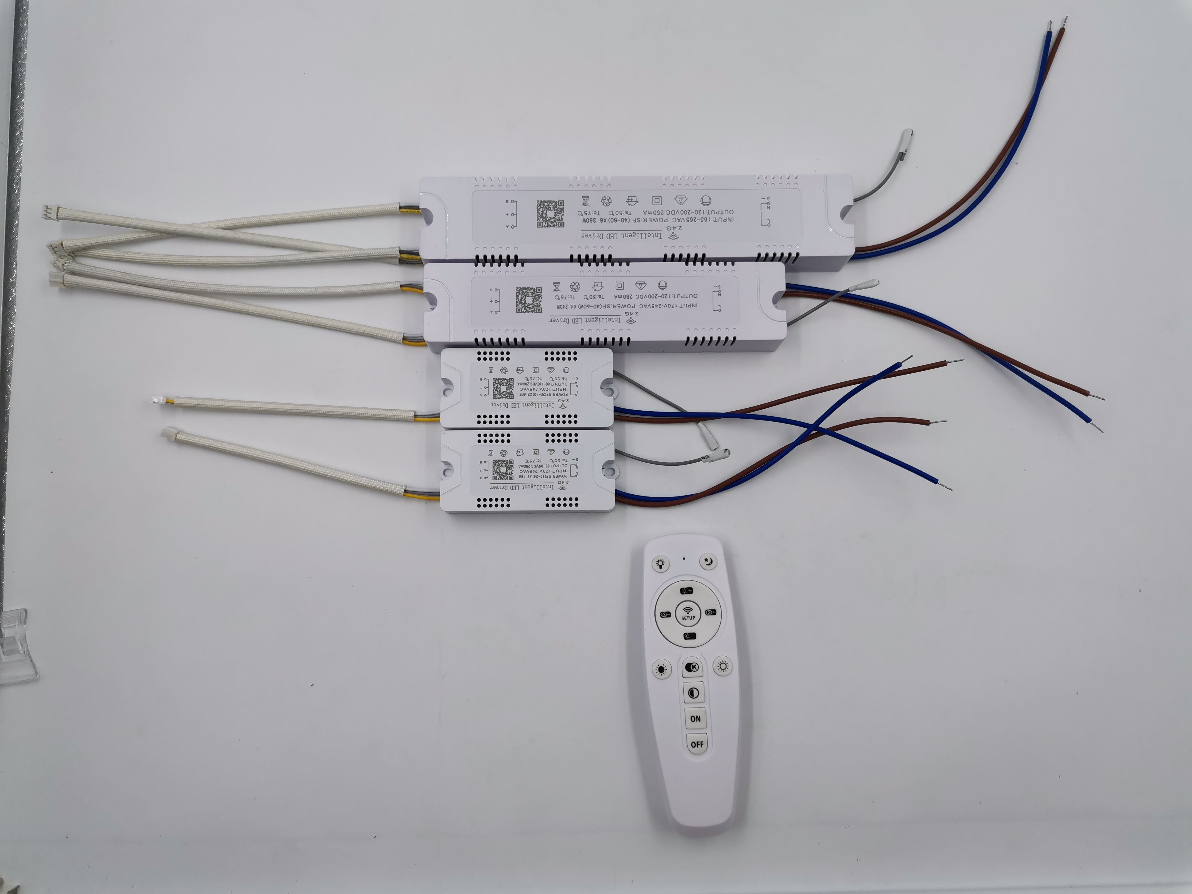 Tuya APP Gateway Compatible Zigbee Smart Dip Dimming Power Driver 2.4G app control and controller
