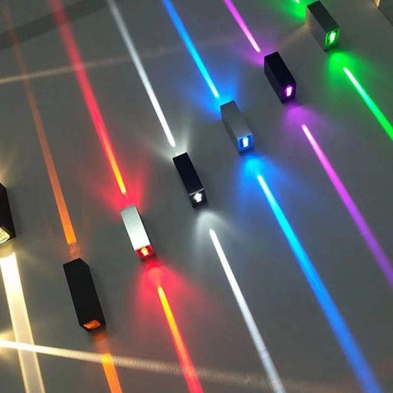 Modern Led Lamp Black Shell Beam Light Waterproof Wall Light And Outdoor Nightlight Up And Down Wall Lights for Home