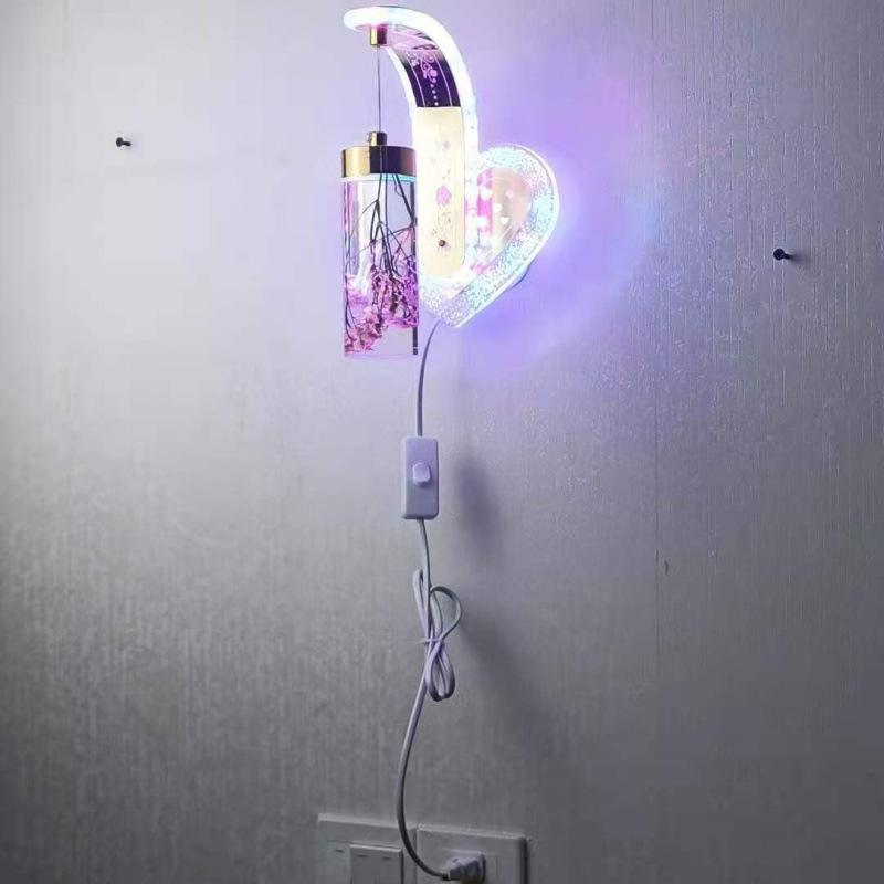 Modern Acrylic Indoor Wall Lamp LED Bedroom bedside lamp Sconce Wall Light Warm White Cold White For Bedroom Corridor Stairs