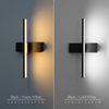 Modern LED Wall Lamps 330 Rotatable Bedroom Bedside 6W AC85V-265V Wall Sconce Black Lamp Aisle Indoor Decoration Lighting