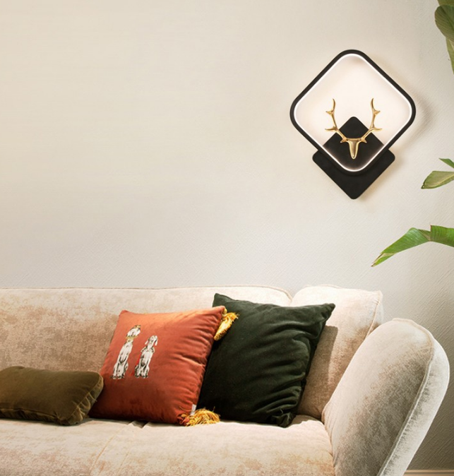 LED Nordic living room bedroom bedside wall lamp porch aisle restaurant stairwell balcony wall lamp beauty salon lamps
