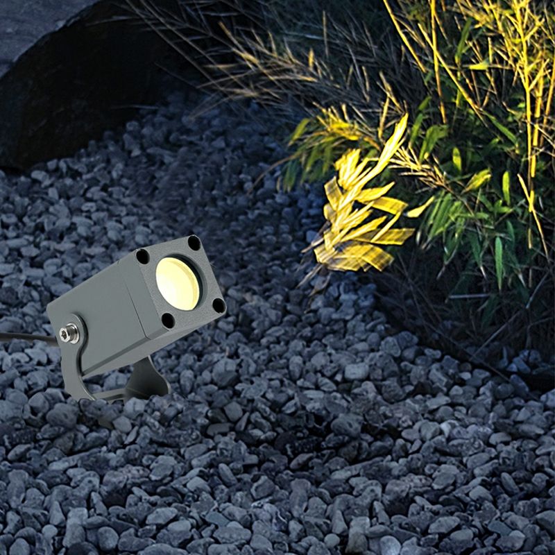 3W Outdoor LED Spot Light Black Shell Super Bright Spike Waterproof Landscape IP65 Led Lawn Garden Yard Tree Spotlight 12V 220V