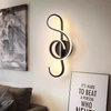 Indoor Interior 22W Muziek LED Wandlamp Op en neer Aluminium Versieren Wandkandelaar Boerderij Wandlamp Slaapkamer Creatief