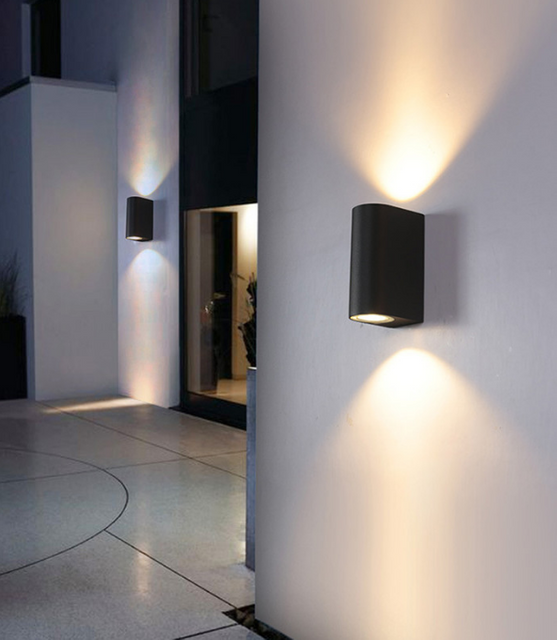 Creative Design LED Lamp 12W Indoor Wall Lights Waterproof Outdoor Modern Nordic Sconce Lamp Interior Homall E Decor Lampara