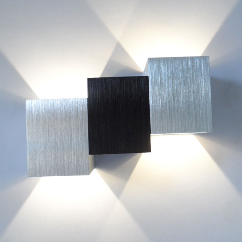 Modern LED Light Stepped Wall Lamp And Indoor Decorative Light
