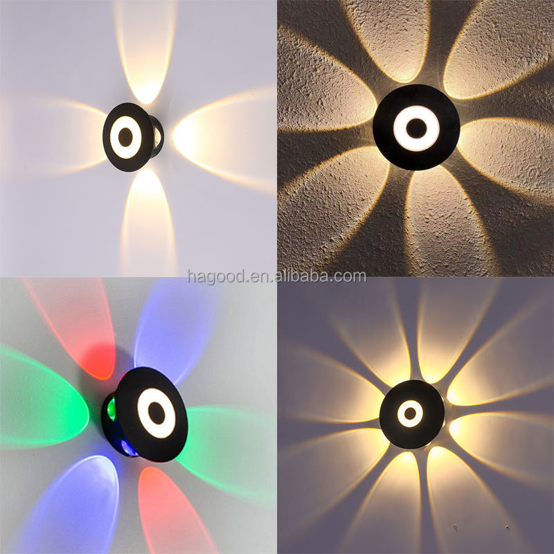6W 8W IP65 mushroom shape 360 degrees led wall light for outdoor decorating brighten waterproof wall lamp wall mounted