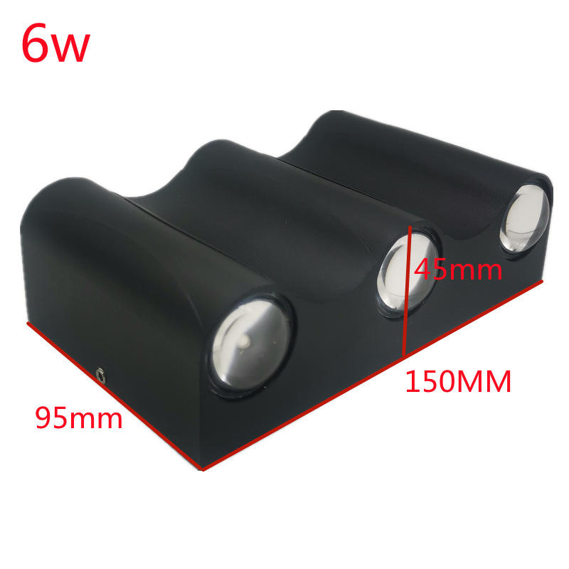 Led Wall Lamp Aluminum Outdoor IP65 Waterproof Up Down Wall Light Home Stair Bedroom Bedside Corridor 4/6/8W 2 Years Warranty