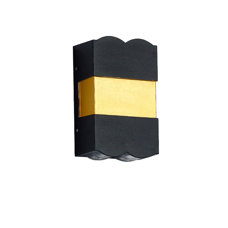 12W Up And Down Wall Lamps Gold Black LED Aluminium Wall Light LED Wall Lamp For Bedroom Living Room Corridor Aside Lighting