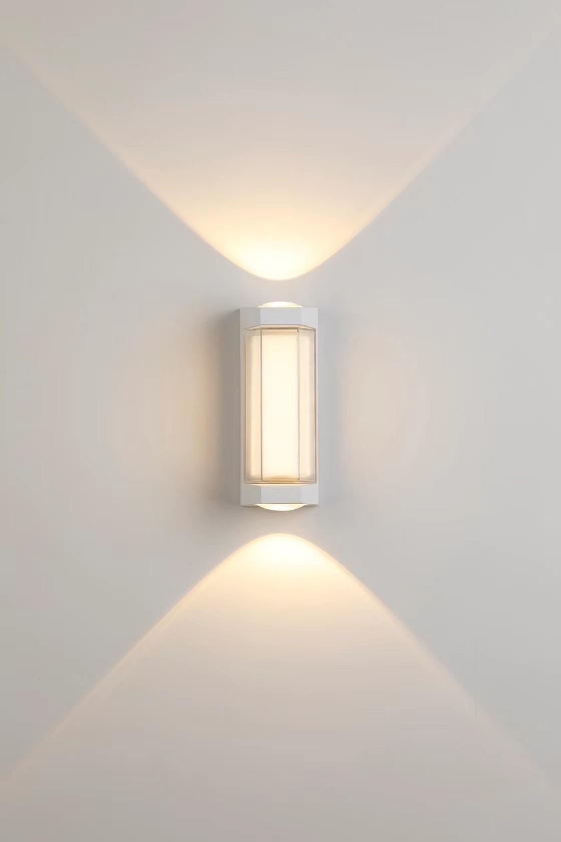 2023 Modern LED Wall Light Waterproof IP65 Up Down 10W Outdoor Lighting Home Hotel Shop Corridor Porch Sconce Wall Lamps AC 220V 110V