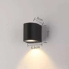 5W Column Single Head Waterproof Wall Lamp Unique Night Lamp IP65 Waterproof Wall Lamp for Garden Yard Decoration