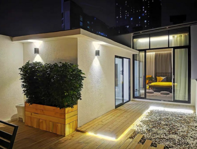 led outdoor wall mount lighting