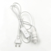 1.8m Power Cord Cable E14 Lamp Bases EU Plug 303 Switch Wire For Pendant LED Bulb E14 Hanglamp Suspension Socket Holder Salt