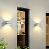 Outdoor Lamps 10W Led Wall Light Ip65 Black Decorative Porch Garden Home Waterproof Bulbs Modern Aluminium Baking