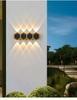 LED Wall Lamps Led Honeycomb Up And Down LED Lamp Lighting Style Modern Outdoor Sconces