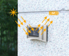 6LED Solar Lamp IP65 Waterproof Outdoor Lamp Courtyard Wall Lamp for Garden Villa Decoration