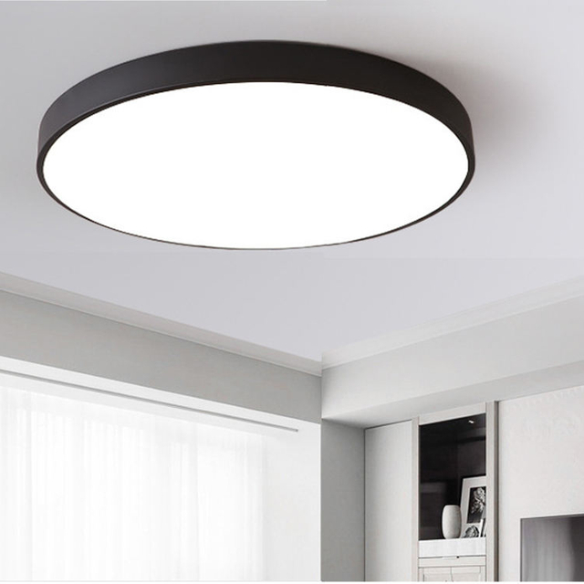 Modern Surface Mounted Bedroom Living Room Home Lighting Round Pink Black Ceiling Light,Led Ceiling Lamp,Led Ceiling Light