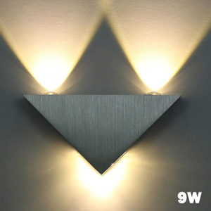 3W9W Modern Triangle Indoor Wall-Mounted LED wall lamp Aluminum for Home Decoration wall light fixture