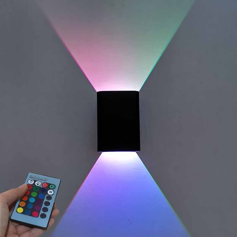 5W RGB with Controller indoor lights led led light indoor indoor led light indoor led stair lights Wall Lights Indoor Up And Down Wandlamp Aluminum Material Lamp
