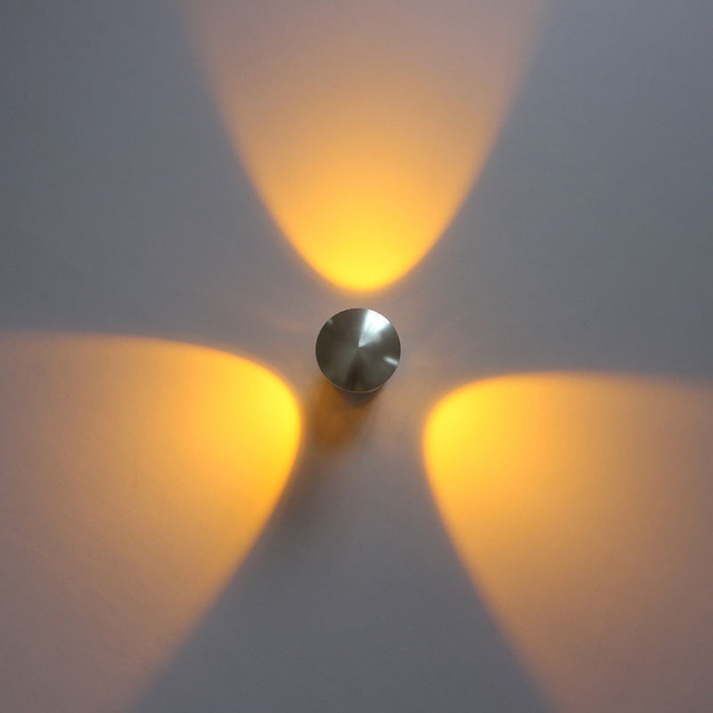 Modern 360 degree wall light LED wall lamp Up and Down Outdoor and Indoor lighting