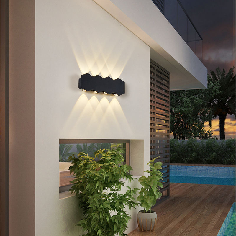 black outdoor wall sconce