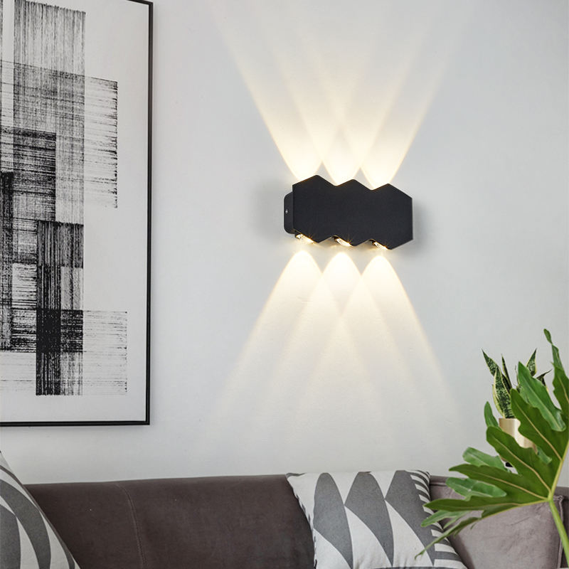 black led outdoor wall lights