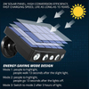 New Type Inductive Monitoring Solar Wall Lamp Outdoor Waterproof Villa Courtyard Lamp Outdoor Garden Fence Stair Step Lamp