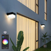 2023 Tuya APP Controle LED Intelligent Wall Lamp IP65 Waterproof Colorful Fashionable Decorative Wall Lamp