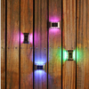 6LED Solar Lamp IP65 Waterproof Outdoor Lamp Courtyard Wall Lamp for Garden Villa Decoration LED Garden Wall Light