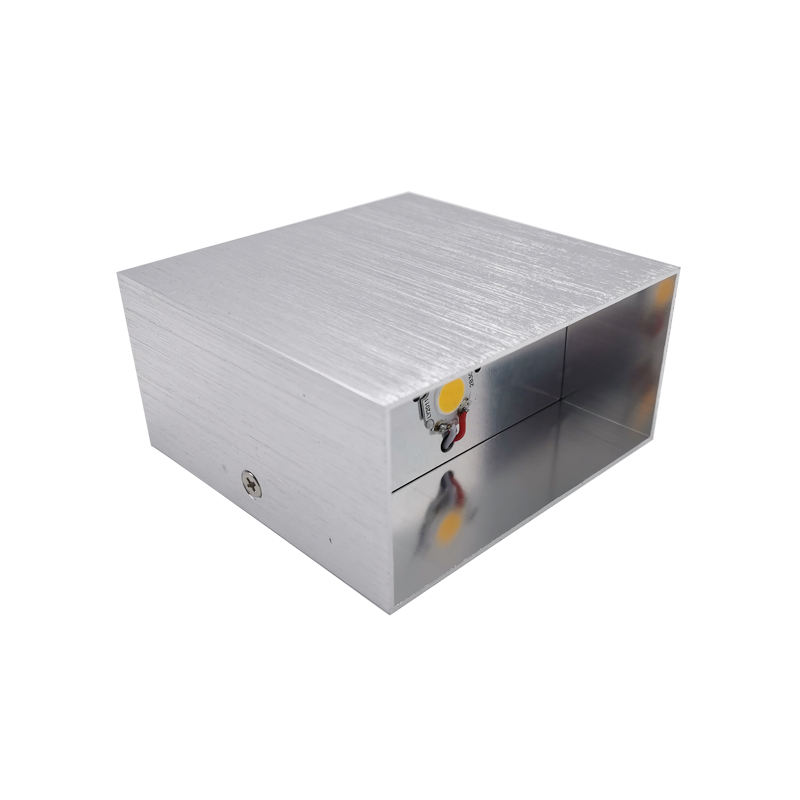 Silver wall lamp