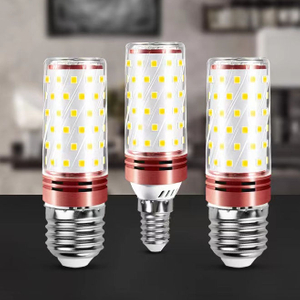 7W LED E14 E27 bulb tricolor temperature corn bulb 12W 16W 18W chandelier bulb for indoor light