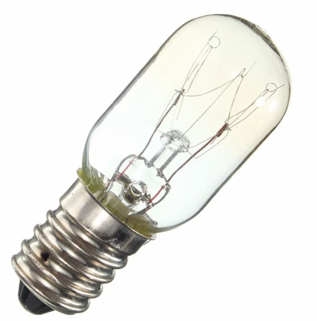 AC220 230V Edison Bulb E14 SES 15W 25W Refrigerator Fridge Light Bulb Tungsten Filament Lamp Bulbs Warm White Ceiling Spotlight
