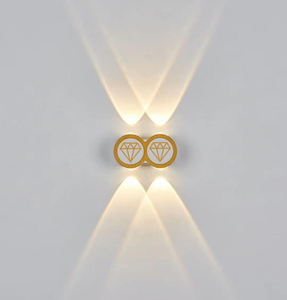 Gold Simple Modern Style Aplique Led Pared Wandlampe Waterproof Lamp Fixture Luminous Lighting Sconce Indoor Decoration Light