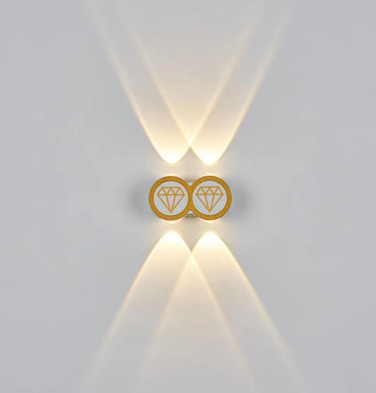 Gold Simple Modern Style Aplique Led Pared Wandlampe Waterproof Lamp Fixture Luminous Lighting Sconce Indoor Decoration Light
