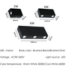 Cube COB LED Indoor Lighting Wall Lamp Modern Home Lighting Decoration Sconce Aluminum Lamp 6W 85-265V For Bath Corridor