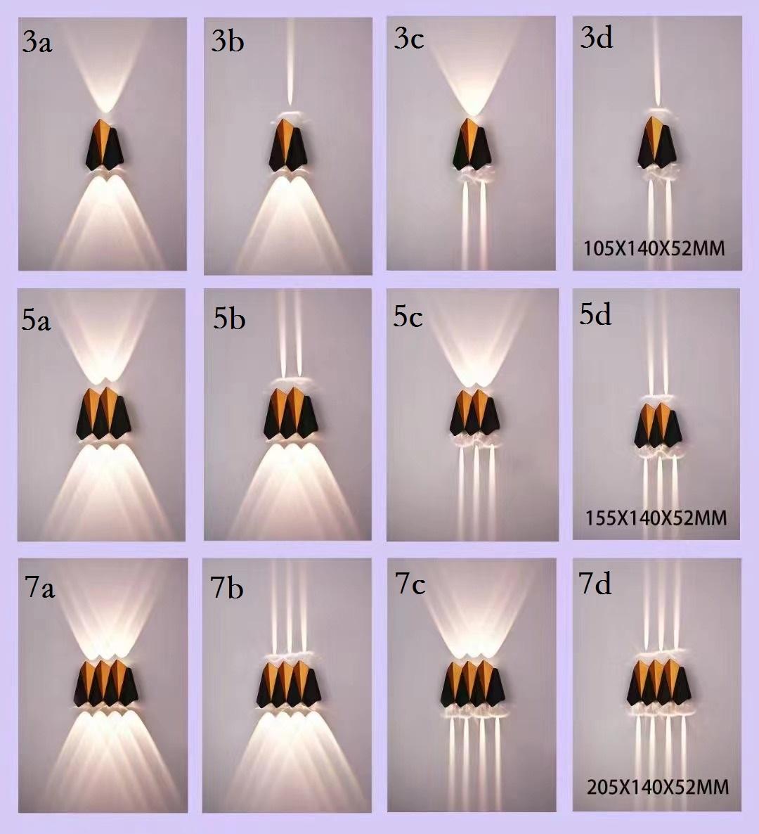 LED outdoor waterproof wall light modern creative IP65 hotel villa living room background wall lightLED Outdoor Waterproof Wall Light Modern Creative IP65 Hotel Villa Living Room Background Wall Light