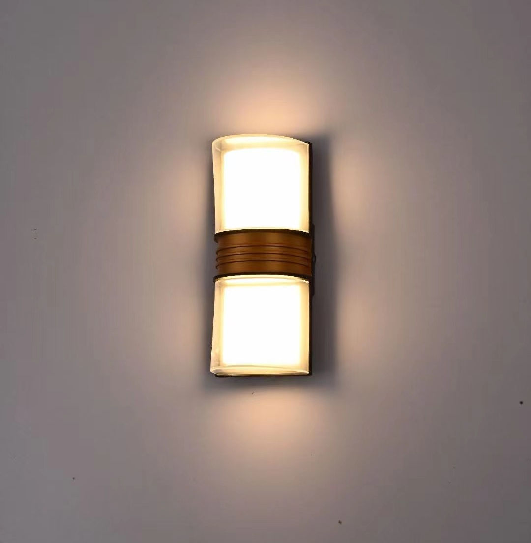 6W 12W LED Modern Outdoor Waterproof Wall Lamp Indoor Bedroom Living Room Balcony Wall Light Home Lighting Aluminum Wall Sconce