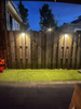 LED Solar Outdoor Light Control Induction Courtyard Decoration Solar Fence Wall Light Semi-circular Energy-saving Street Light