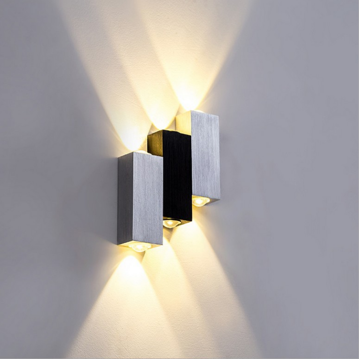 Factory hot sale Modern Wall Lamp Wall-Mounted LED Light Aluminum LED Fixture Sconce Indoor Decoration for Living Room