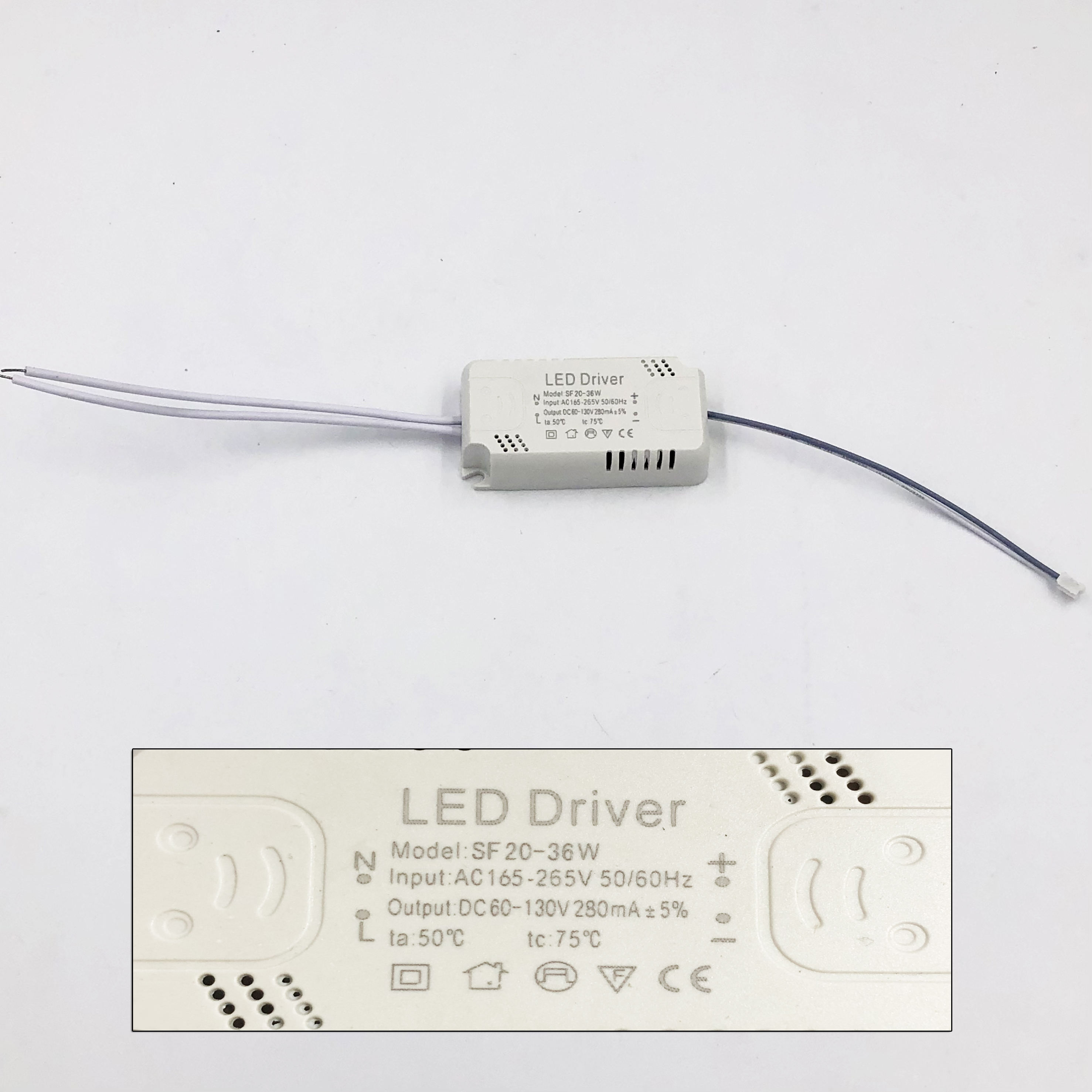 8-120W LED Driver Led Driver Power Supply Lighting Transformer Input AC175-265V Non-Isolating Lighting Transformer Luminaire Drive Power Supply Adapter for led Lamp