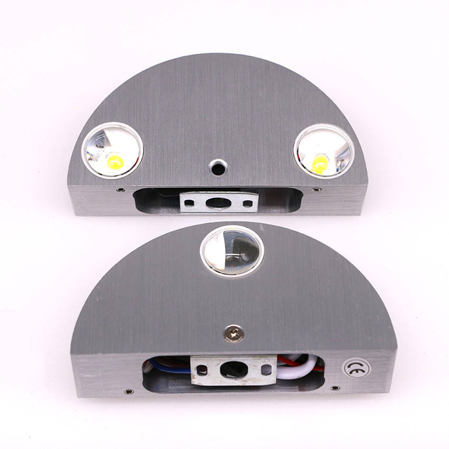 Up and Down 3W LED Wall Lamp Aluminum Wall lights for Bedroom hotel led indoor lighting