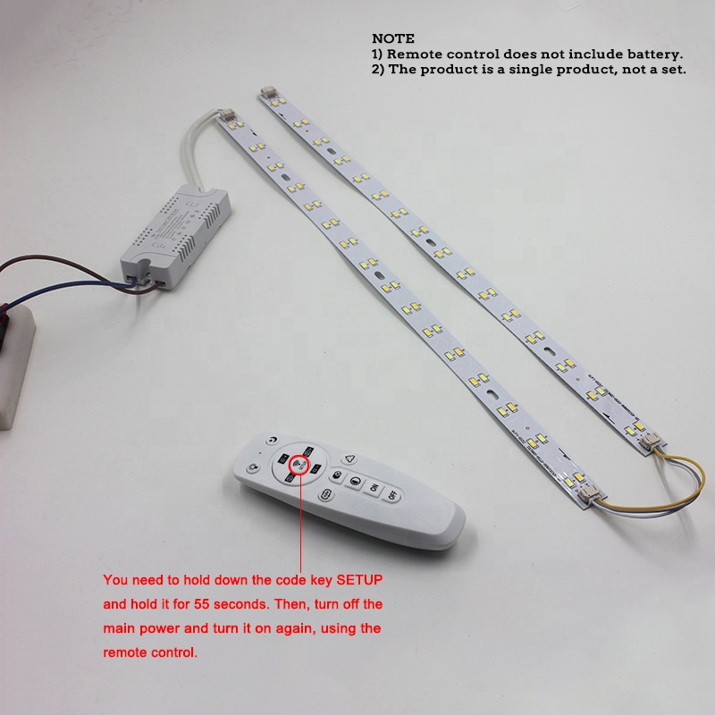 24W dimmable LED ceiling lamp luminous three-color adjust 5730SMD light source illumination infrared control bedroom downlight